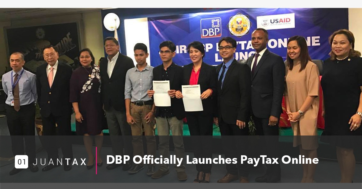 DBP Officially Launches PayTax Online 