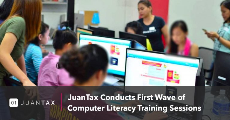 JuanTax’s First Wave of Computer Literacy Training Sessions