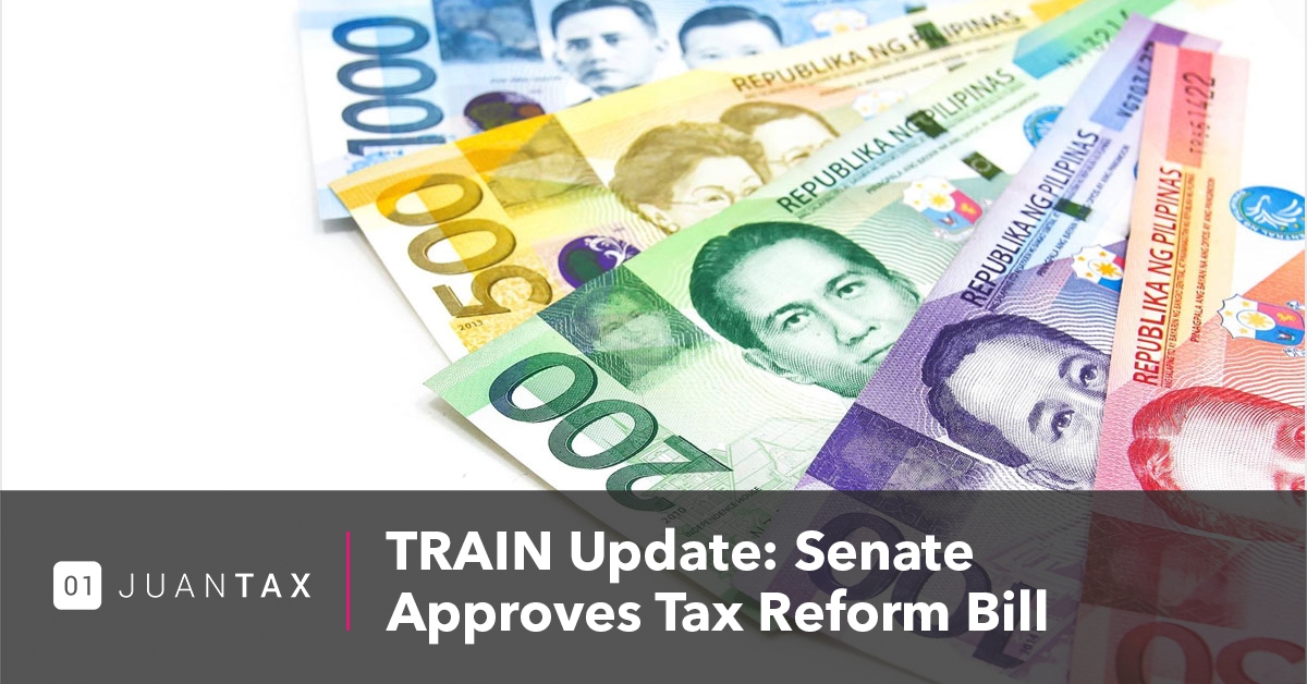 TRAIN Update : Senate Approves Tax Reform Bill 