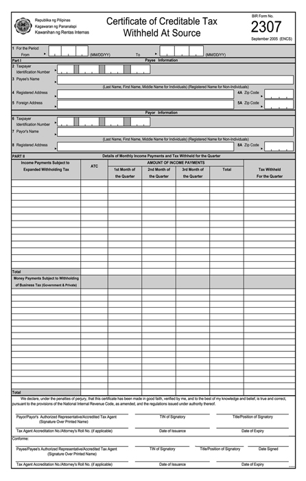 withholding tax form