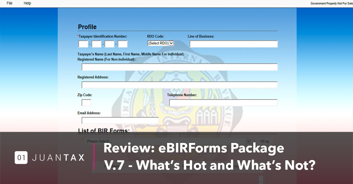 Review: eBIRForms Package V.7 - What's Hot and What's Not?