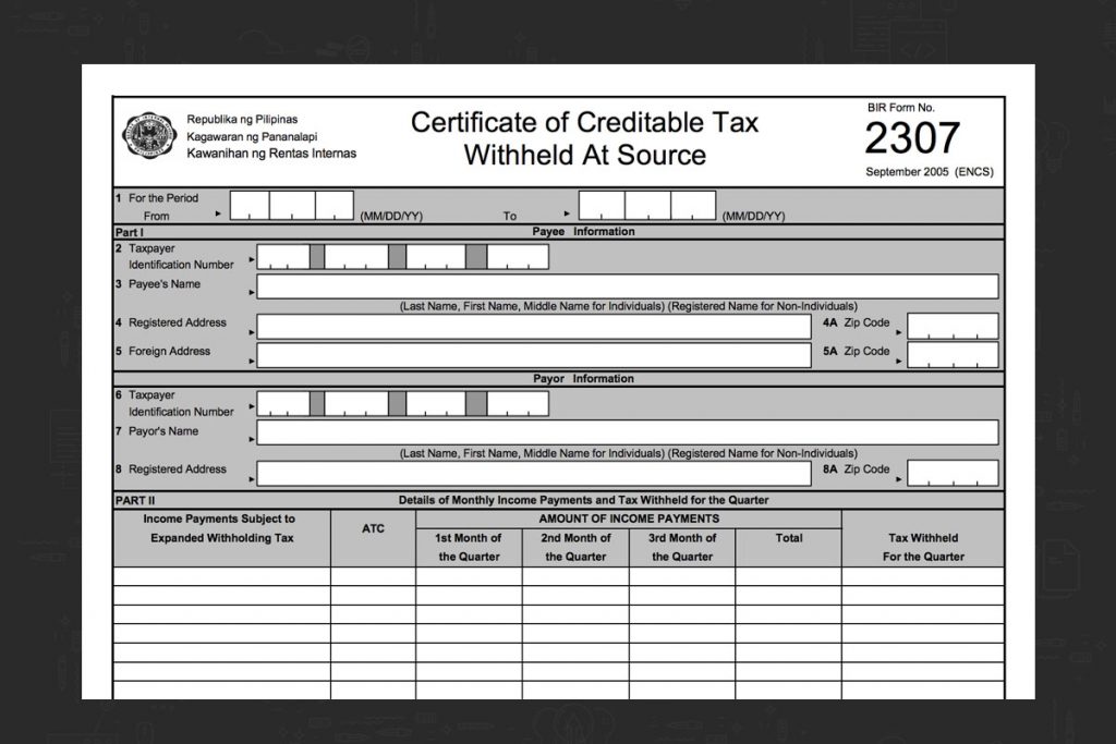 BIR Form 2307 â€“ The What, When, and How