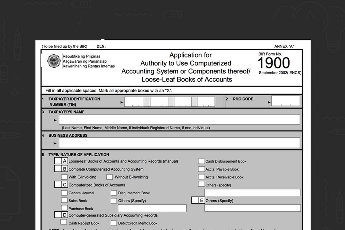 How To Apply for a Book of Accounts Permit to Use