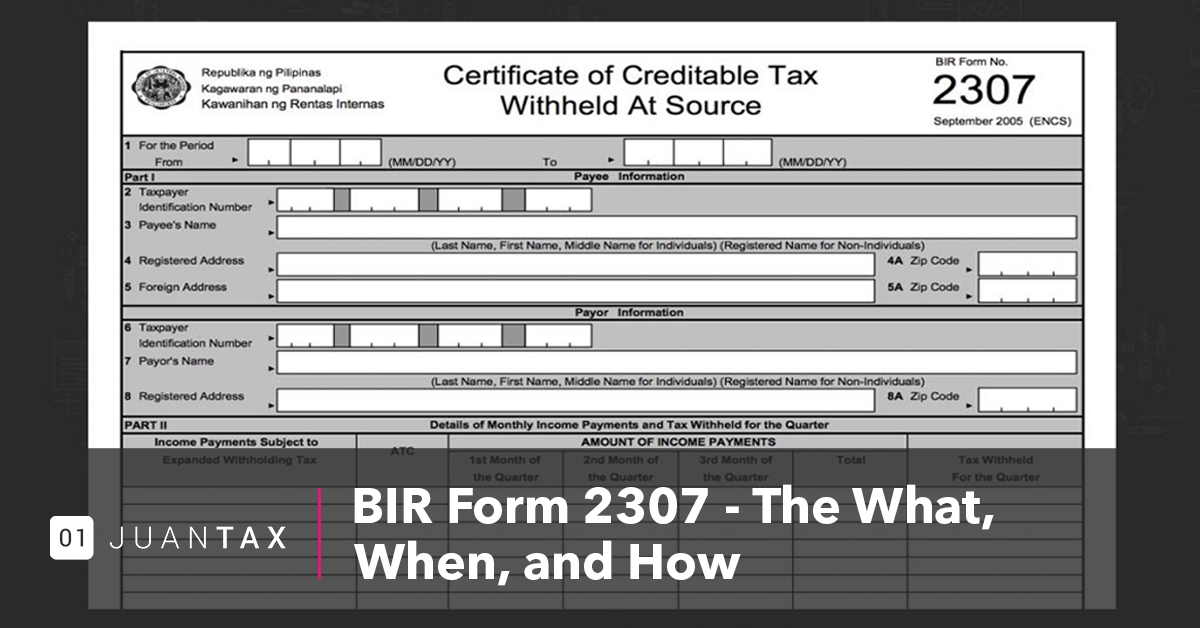 HOW TO FILL-UP BIR FORM 2307, 54% OFF