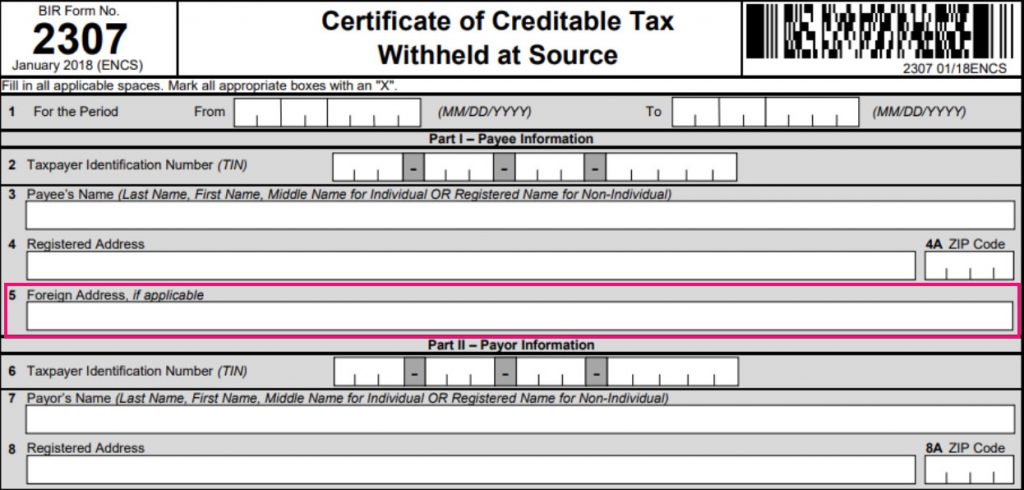 Certificate of Creditable Tax Withheld at Source ( Revised Version)