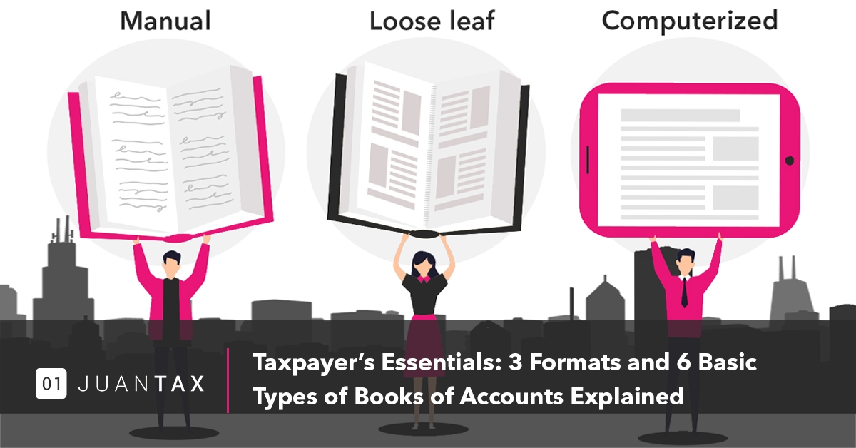 3 Formats and 6 Basic Types of Books of Accounts