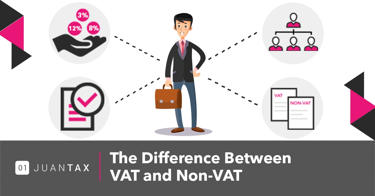 JUANTAX The Difference Between VAT and Non-VAT