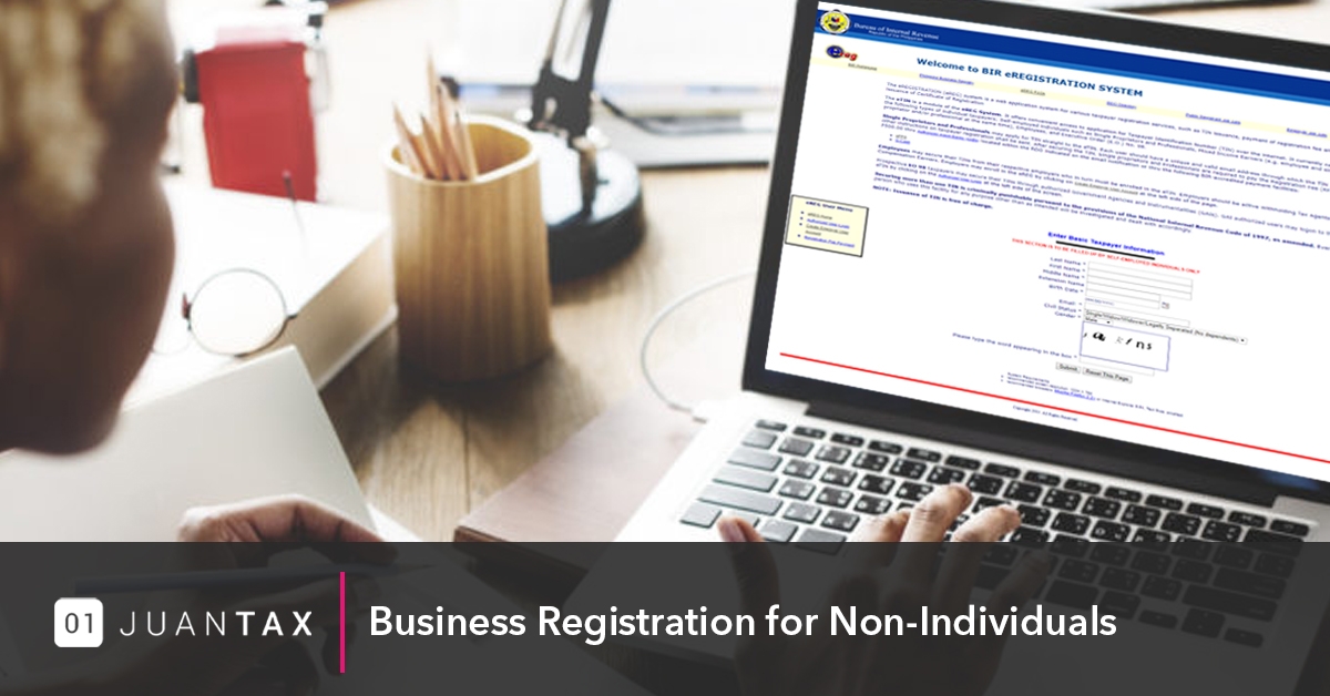 Business Registration for Non-individuals 