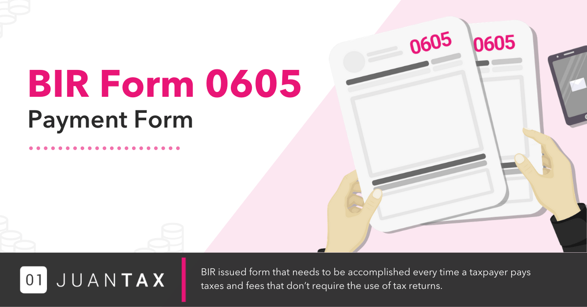 BIR Form 0605 - Payment Form