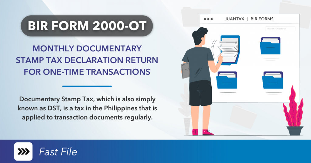 BIR Form 2000-OT - For Stamp and Tax Declaration