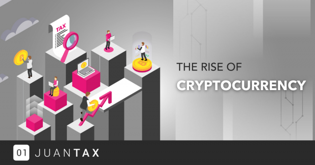 Article Banners The Rise of Cryptocurrency - JuanTax
