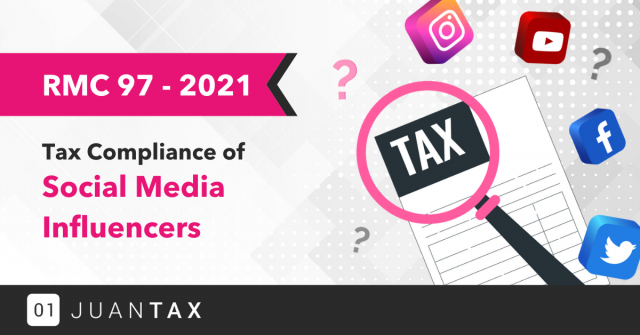 RMC No. 97 - 2021-Tax Compliance of Social Media Influencers-JuanTax