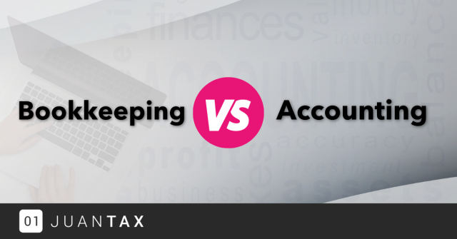 Blog banners (2) Bookeeping VS Accounting -JuanTax