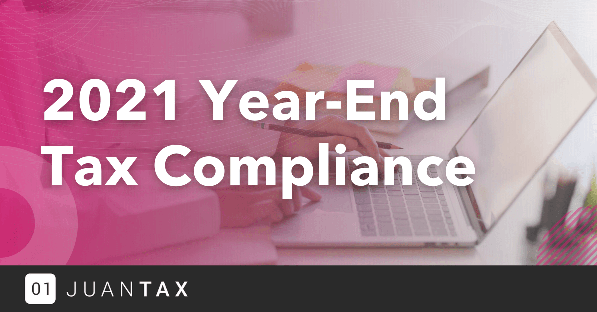 2021 Year-End tax Compliance 