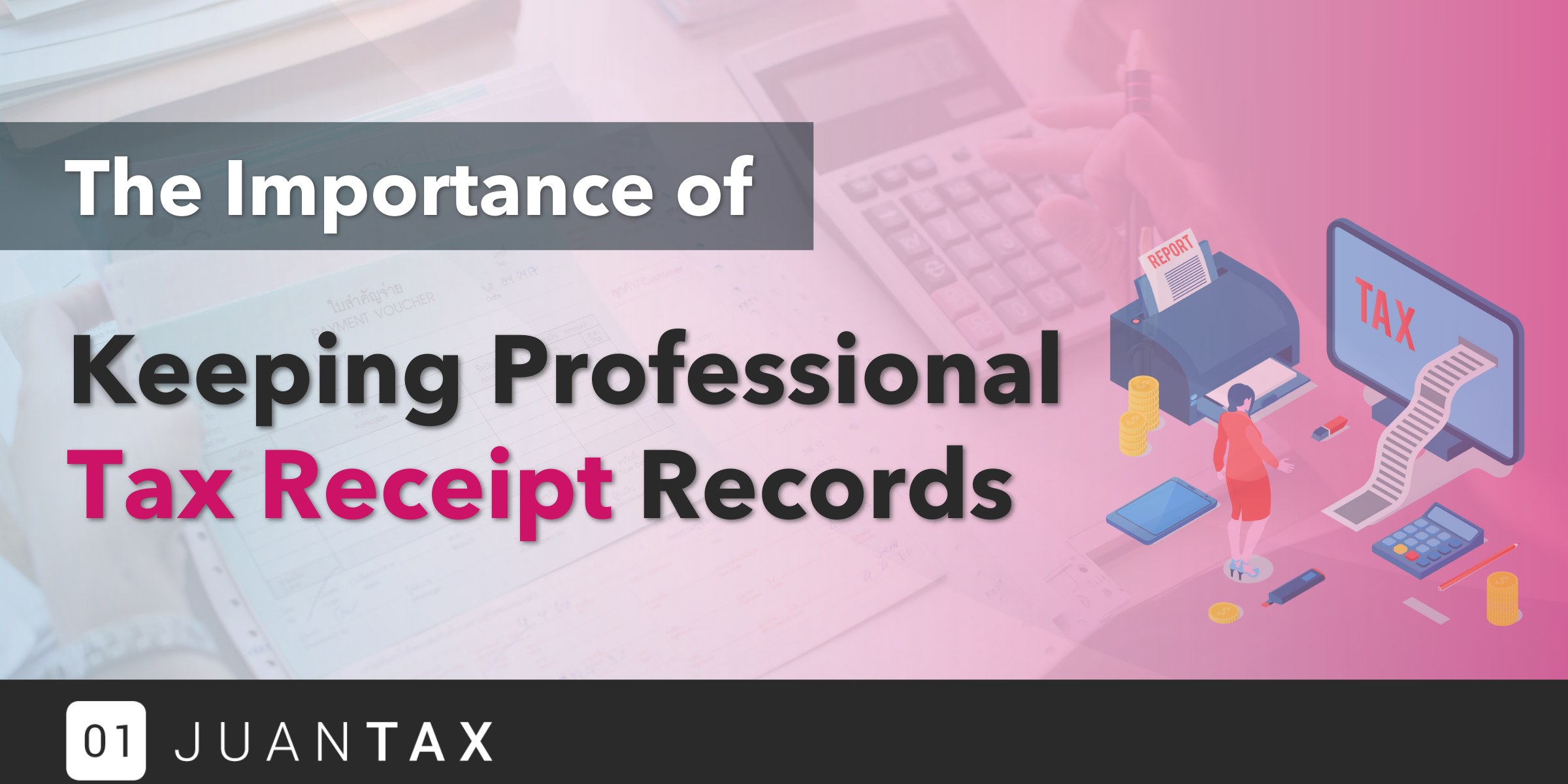 Keeping Professional Tax Receipt Records